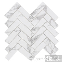 Marble and Glass Mosaic Tile for Wall Decor